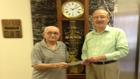 Peoples Bank & Trust - White Hall Volunteer Earl McEvers