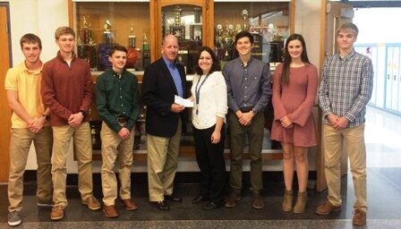 Peoples Bank & Trust donates to THS STEM LAB Project